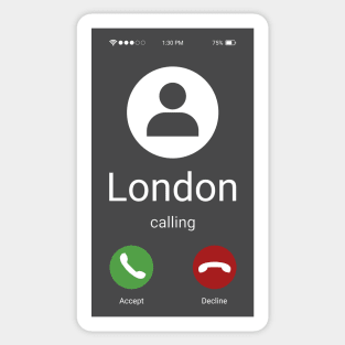 London Calling Sticker